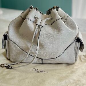 Cole Haan White Leather Handbag includes Original Dustcover